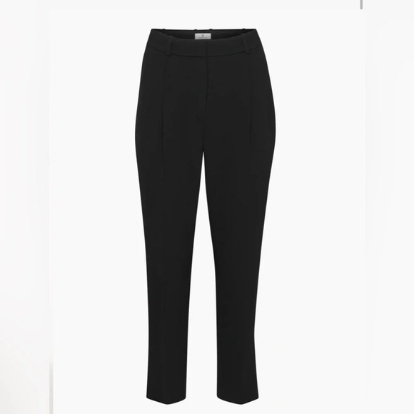 Aritzia Babaton Vogue Pants in Black Size 6 - High Rise Ankle Length TrueCrepe - Picture 5 of 14